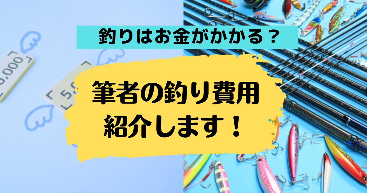 釣りはお金がかかる ５年ルアー釣りをしている筆者が１カ月の釣り費用を紹介 初心者エギンガーの独り言